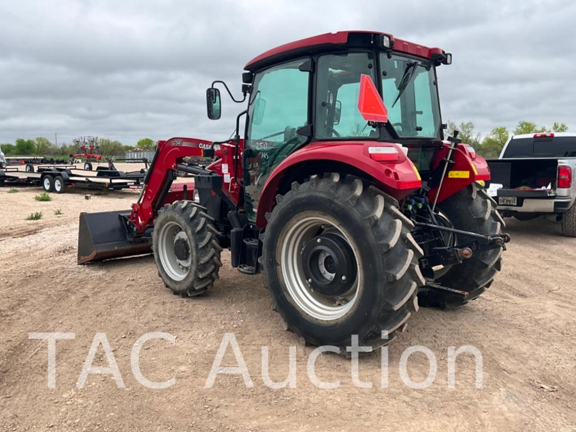 2021 CASE 105A 4x4 Enclosed Cab Tractor W/ Front End Loader - Image 2 of 37