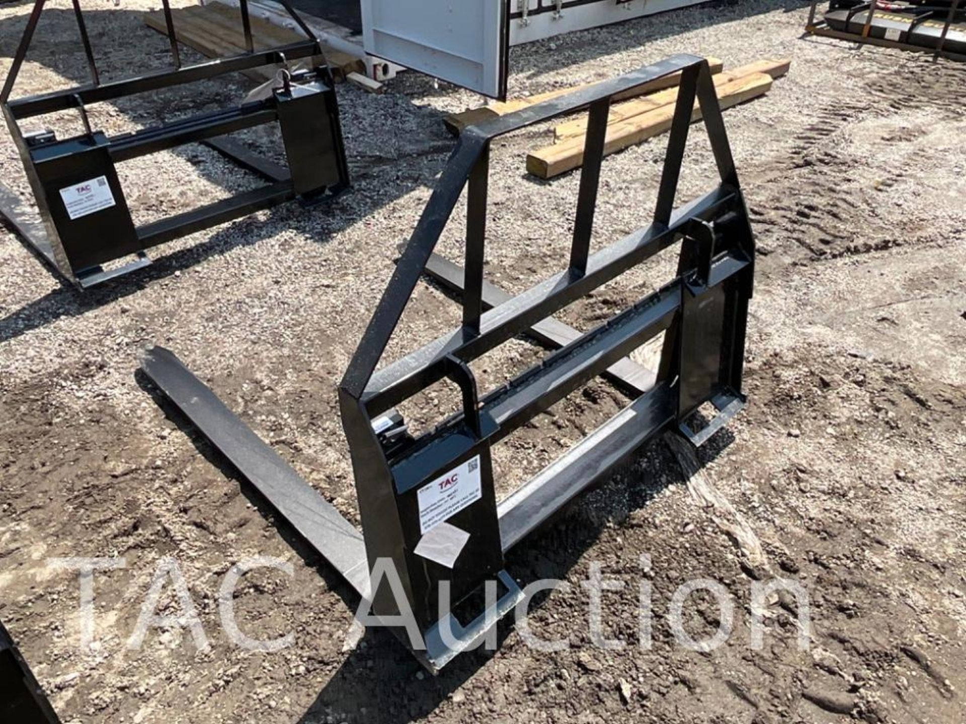 New Skid Steer Fork Attachment W/ 48in Forks - Image 2 of 4