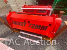 New 76in Skid Steer Forestry Drum Mulcher