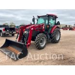 2021 CASE 105A 4x4 Enclosed Cab Tractor W/ Front End Loader