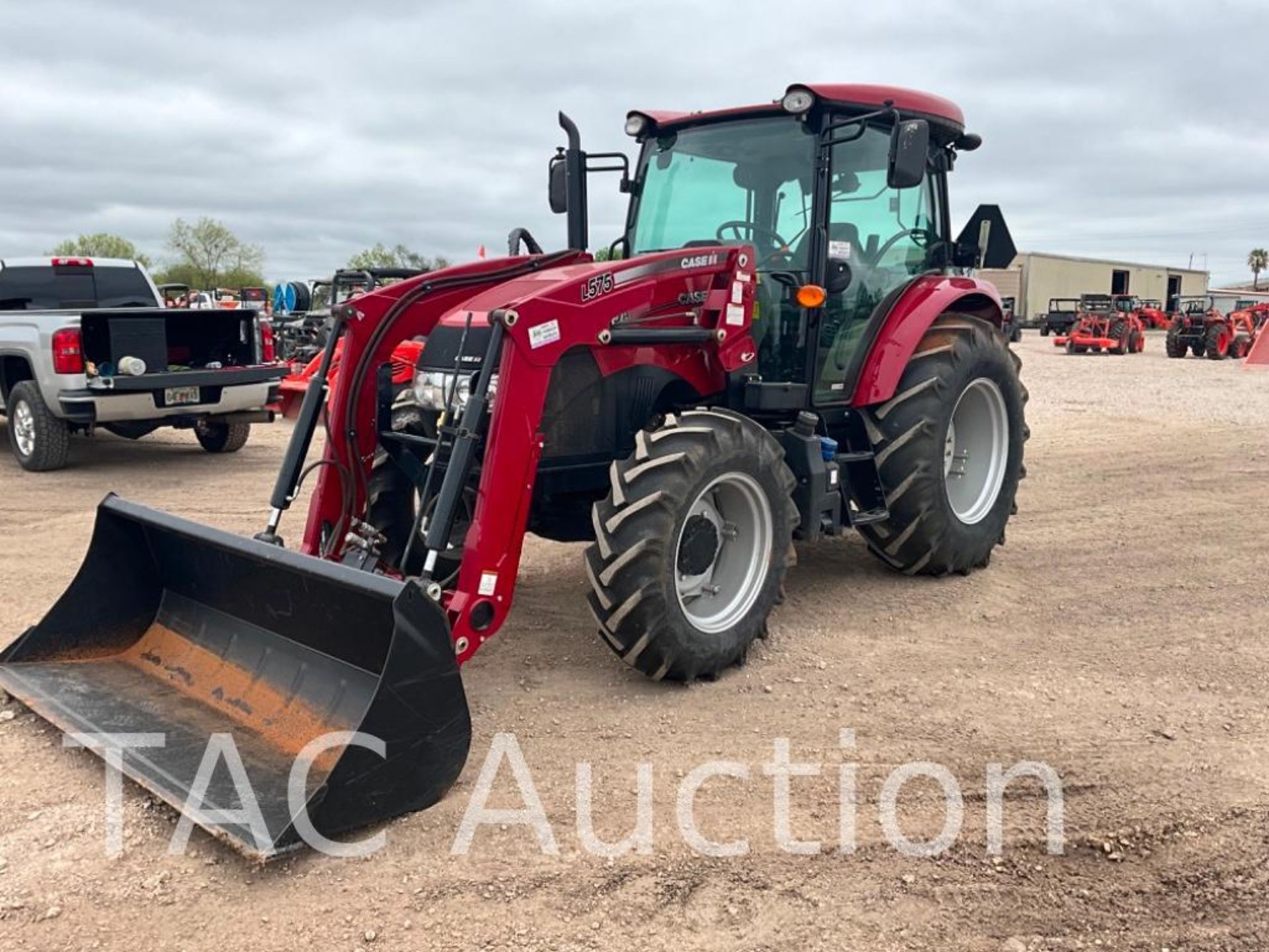 2021 CASE 105A 4x4 Enclosed Cab Tractor W/ Front End Loader