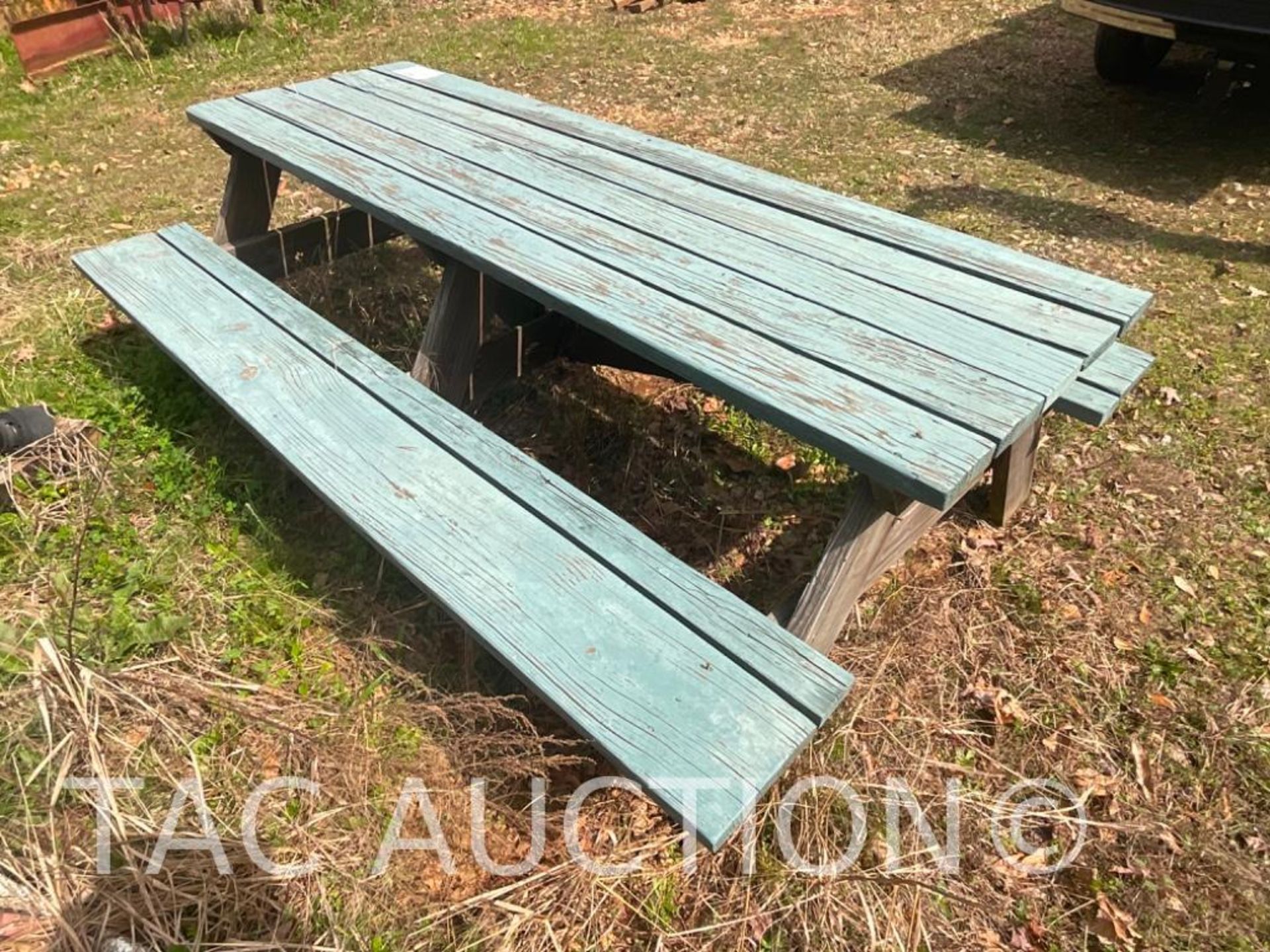 8ft Picnic Table - Image 2 of 4