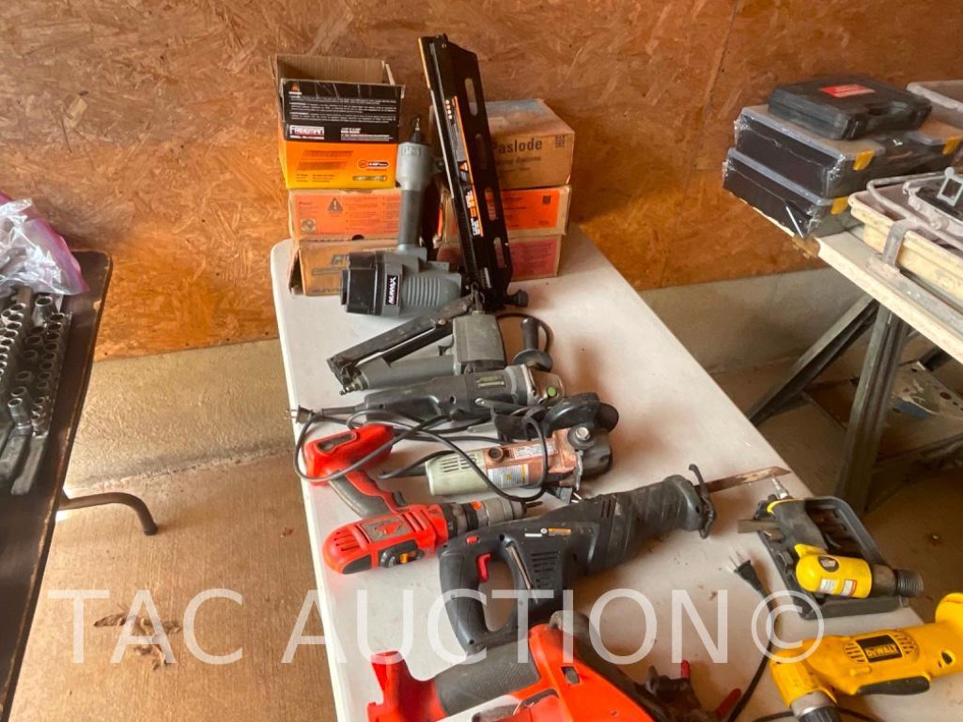Assorted Power And Air Tools