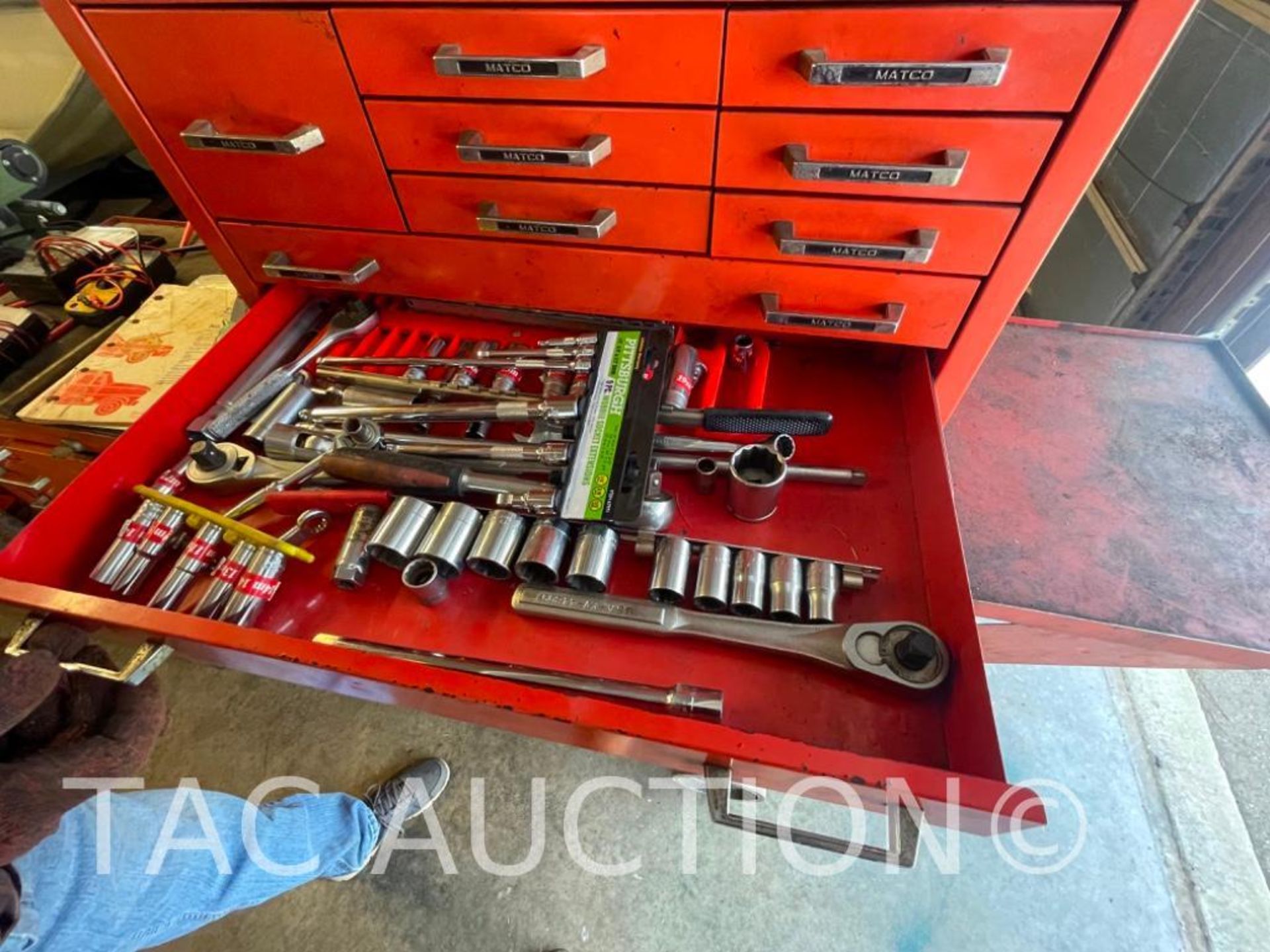 Matco Tool Box With Tools - Bild 6 aus 24