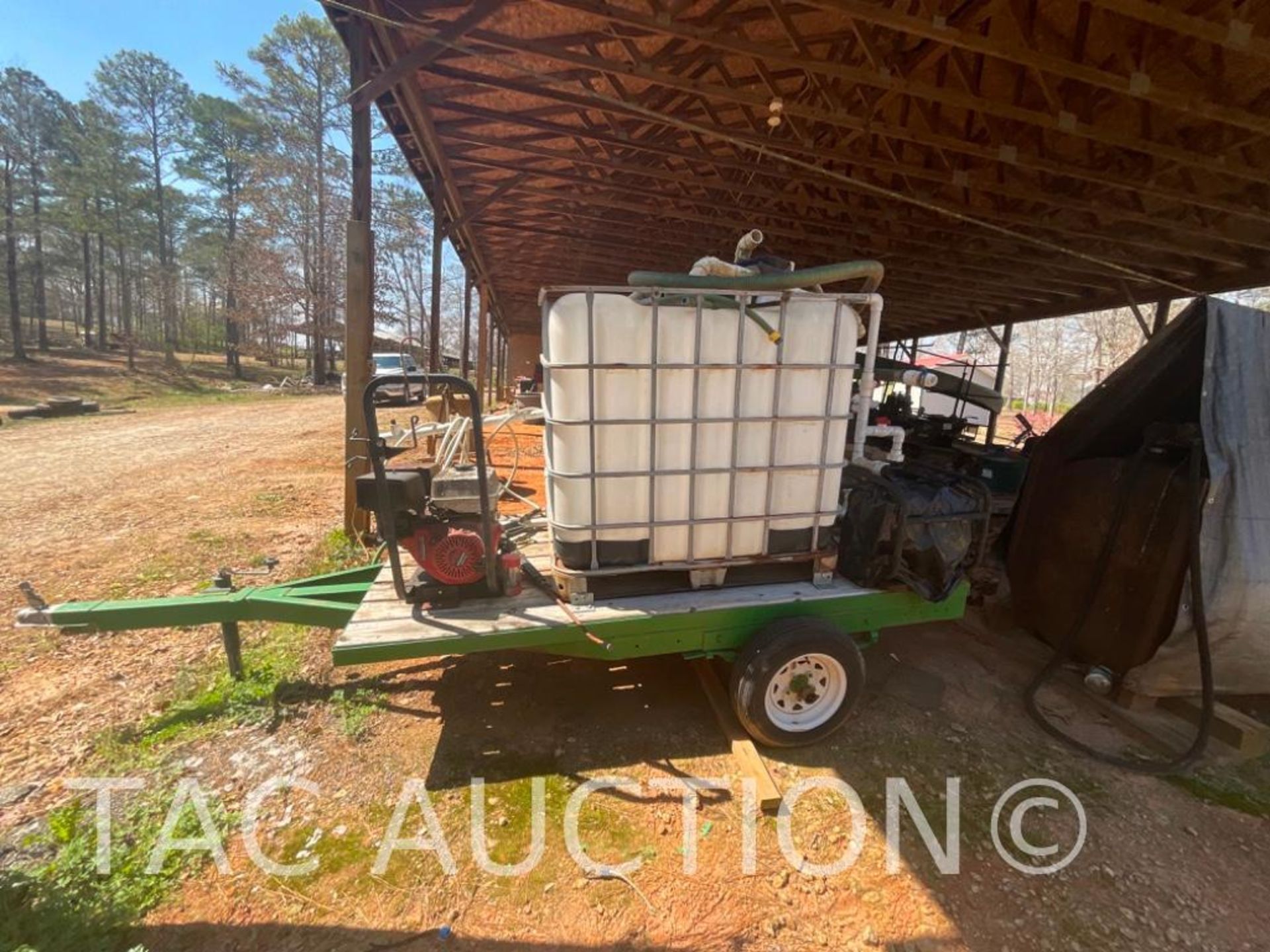 Trailer Mounted Pressure Washer With 250 Gal Tank