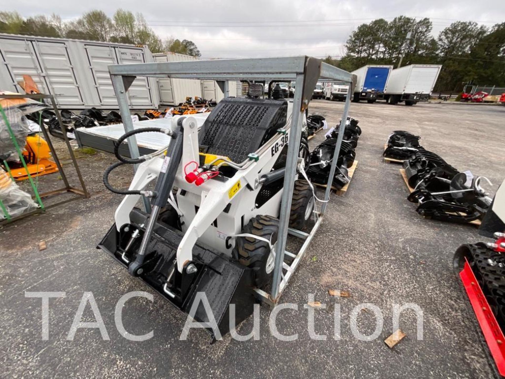 New EG-36 Mini Skid Steer Loader - Image 2 of 36