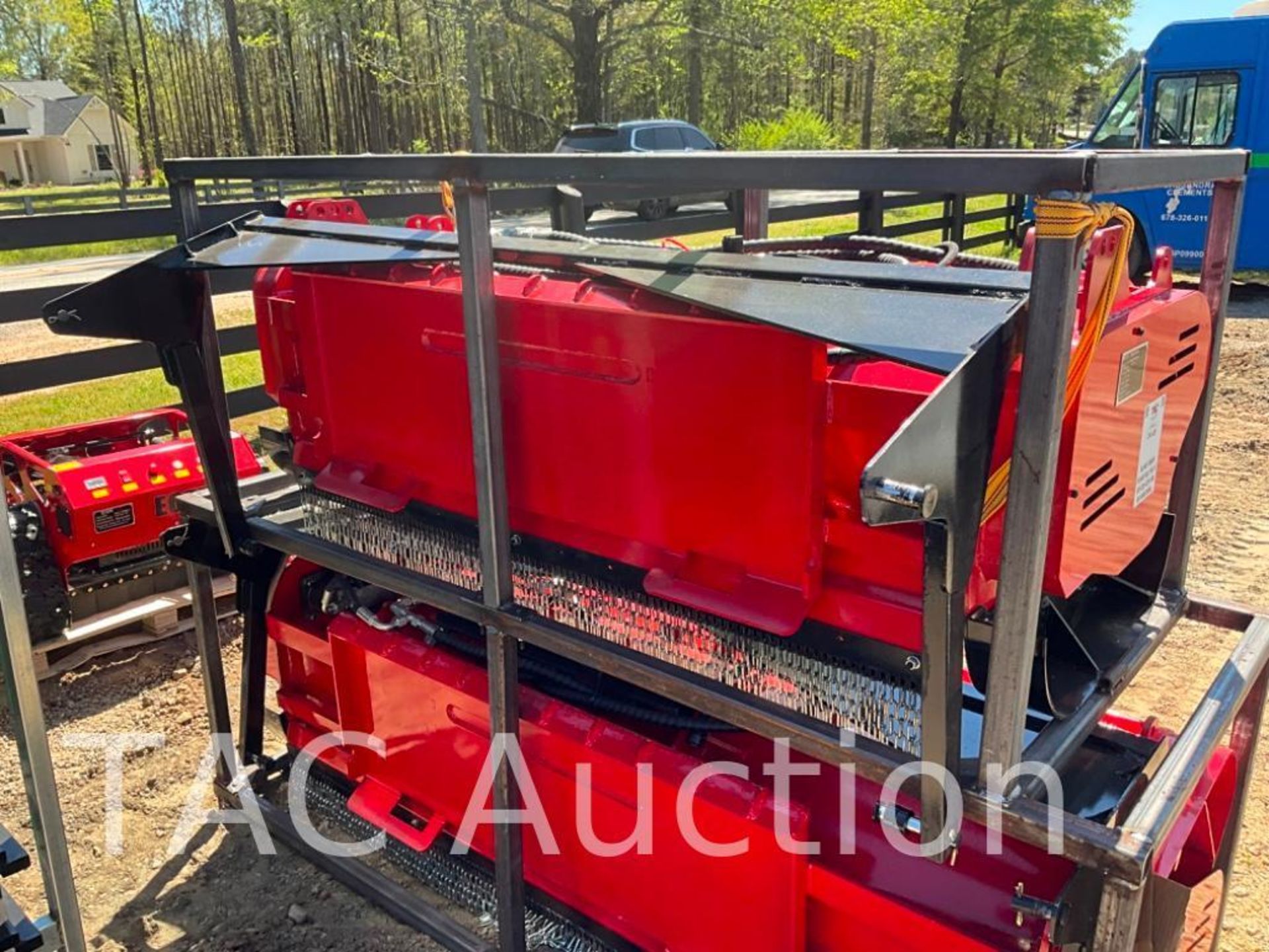 New 74in Skid Steer Mulcher Attachment - Image 8 of 12