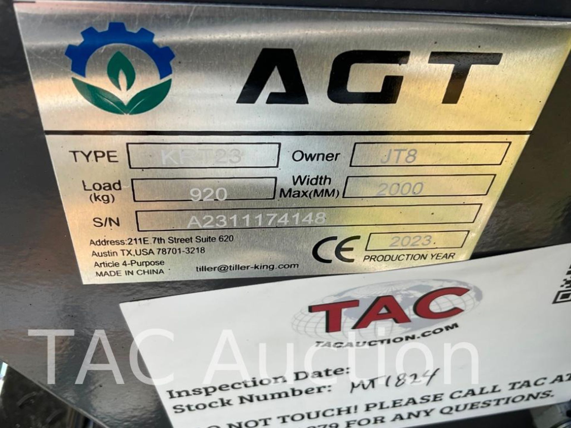 New AGT KRT23 Mini Skid Steer - Image 15 of 16
