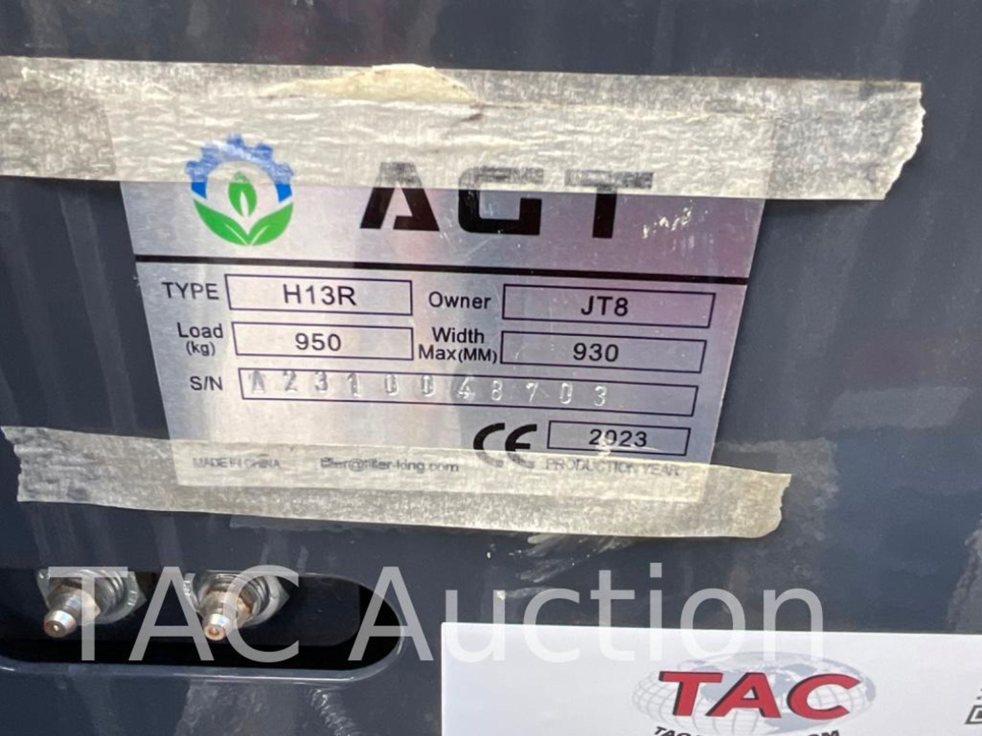 New AGT H13R Enclosed Cab Mini Excavator - Image 17 of 18