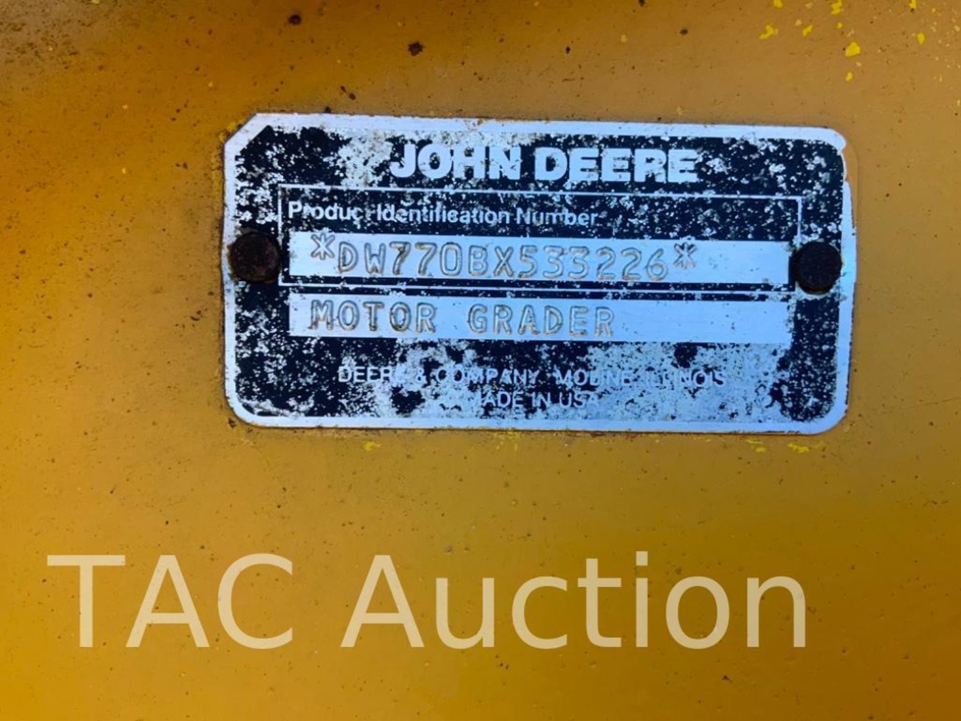 John Deere 770B Motor Grader - Image 51 of 51