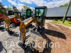 New AGT H13R Enclosed Cab Mini Excavator