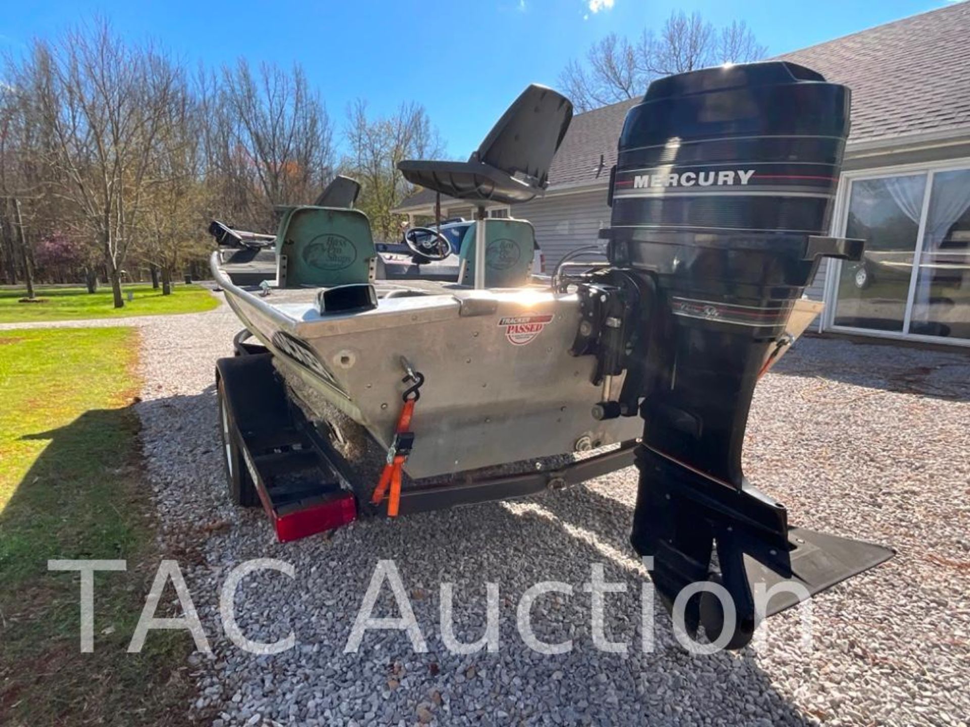 1989 Bass Tracker 17ft Bass Boat W/ Trailer - Image 4 of 52