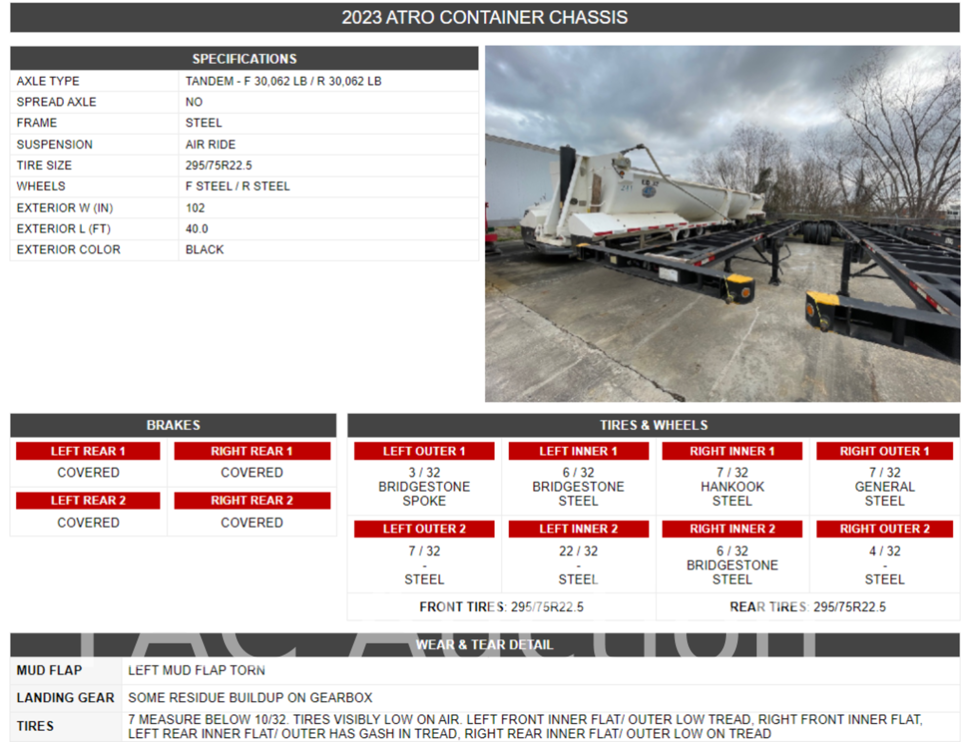 2023 ATRO 40ft Container Chassis - Image 96 of 104