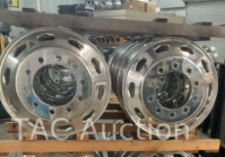 New (8) Accuride Aluminum Wheels 8.25 X 22.5