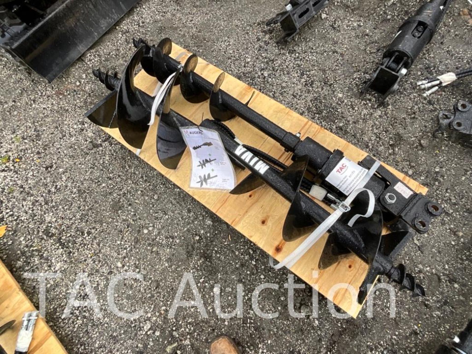 New 2023 Skid Steer Auger Attachment W/ (3) Auger Bits - Image 3 of 8