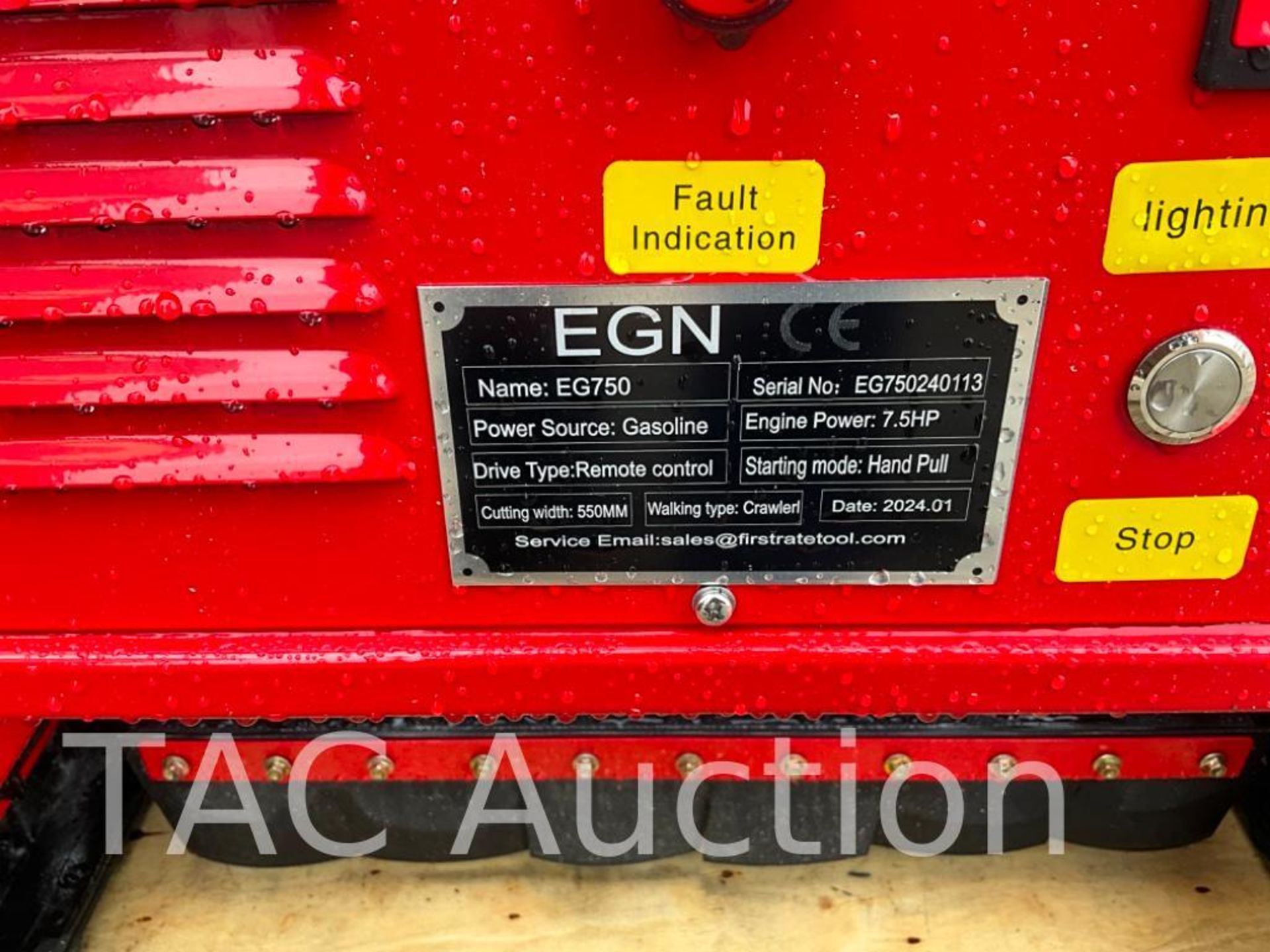 New EGN EG750 Crawler Remote Control Lawn Mower - Image 23 of 24