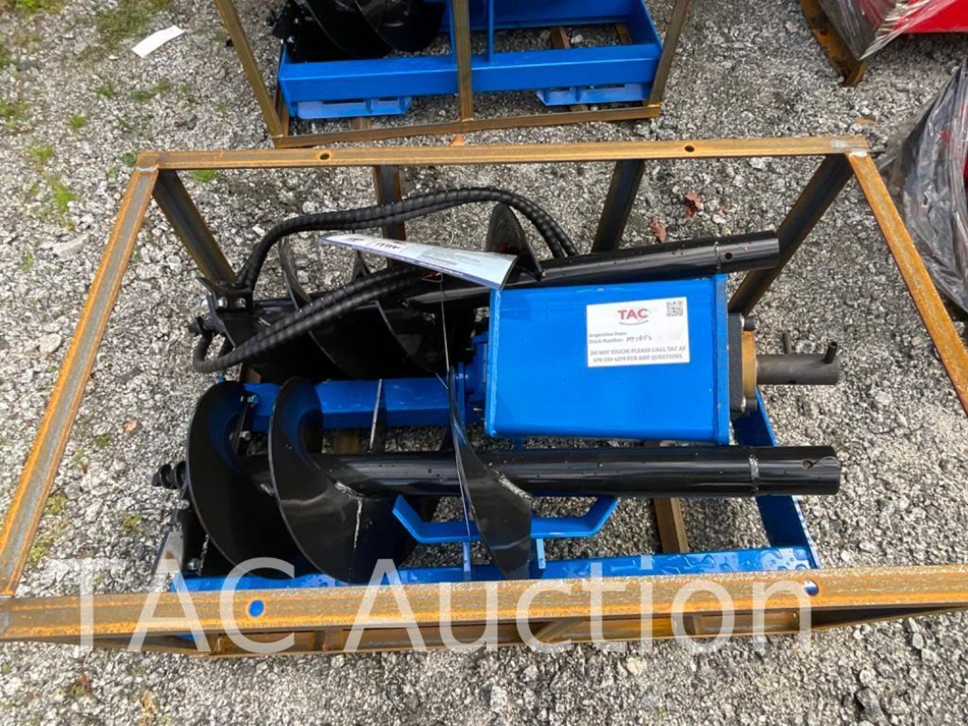 New 2023 Skid Steer Auger Attachment W/ (3) Auger Bits - Image 4 of 10