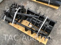 New (9) Piece Mini Excavator Attachment Set​​​​​​​