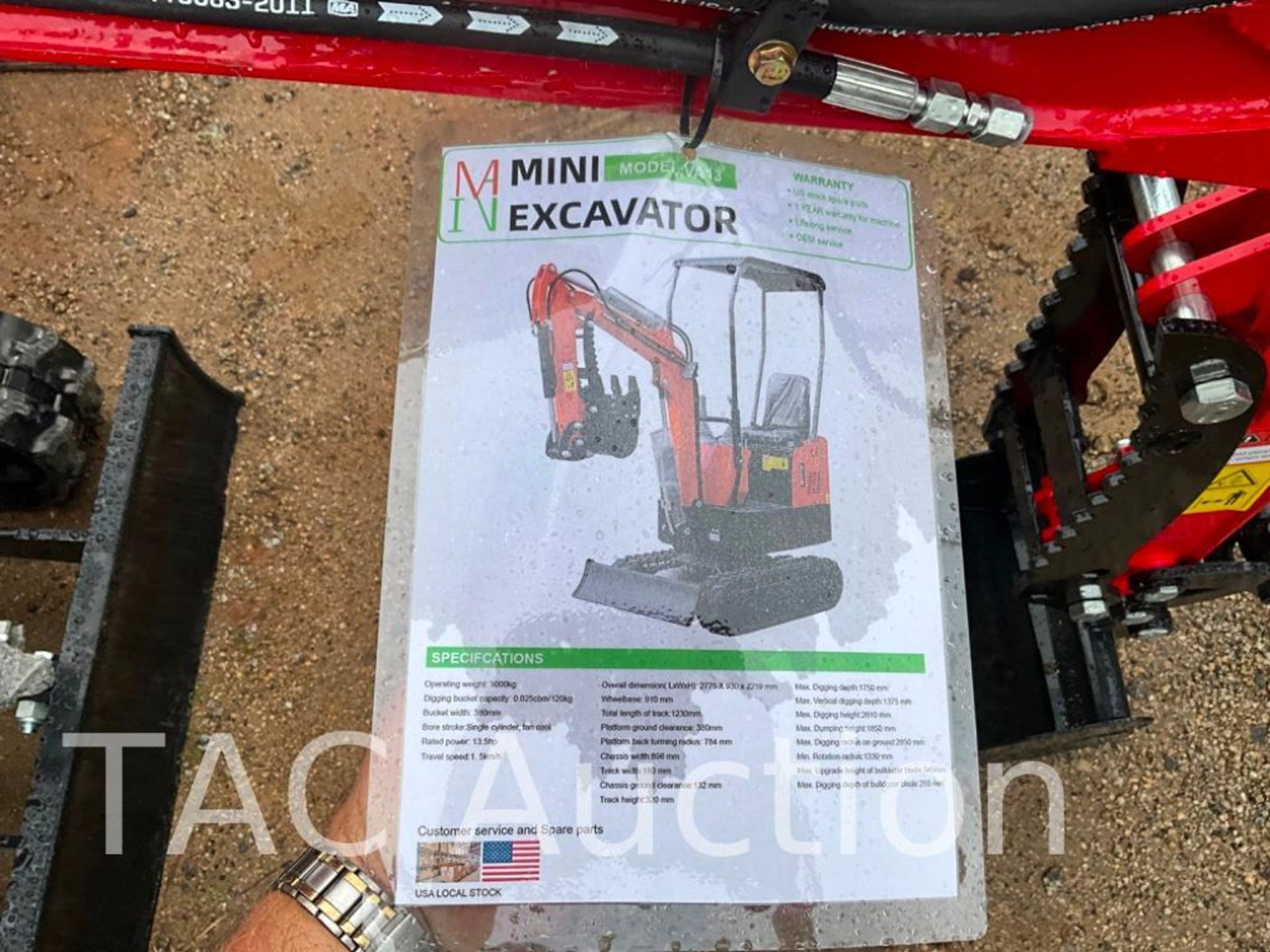 New MIVA VA13 Mini Excavator - Image 16 of 23