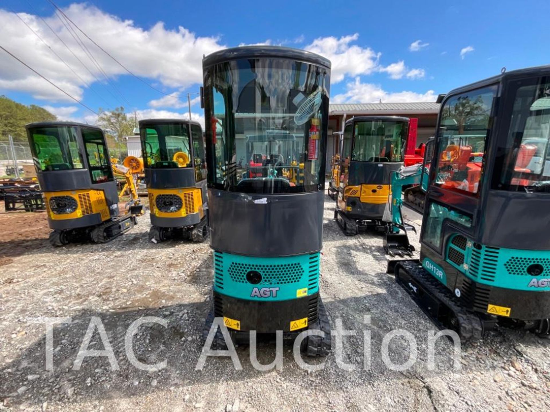 New AGT QH13R Enclosed Cab Mini Excavator - Image 4 of 19