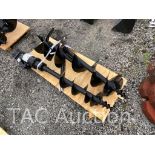 New 2023 Skid Steer Auger Attachment W/ (3) Auger Bits