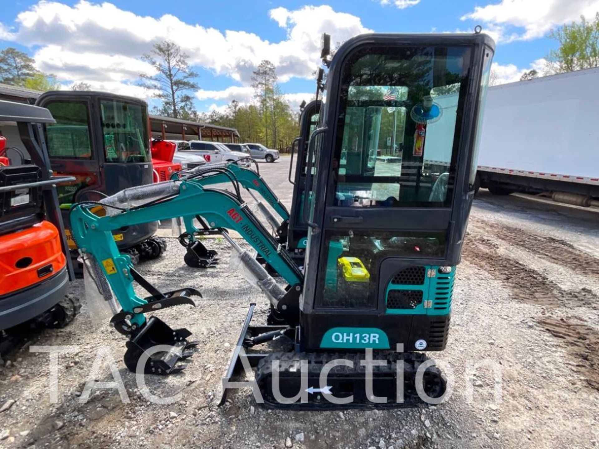 New AGT QH13R Enclosed Cab Mini Excavator - Image 2 of 19