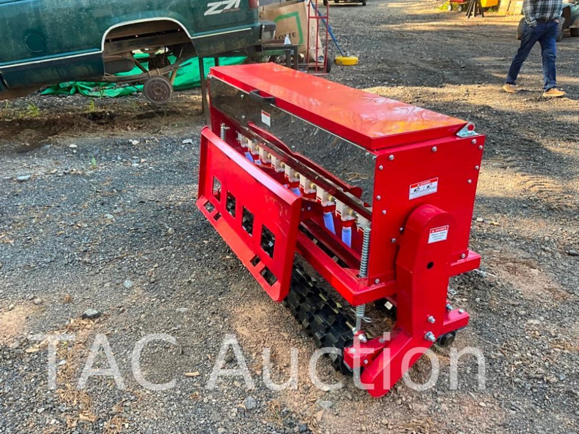 New 2023 AGT 6ft Seeder Skid Steer Attachment - Image 3 of 5