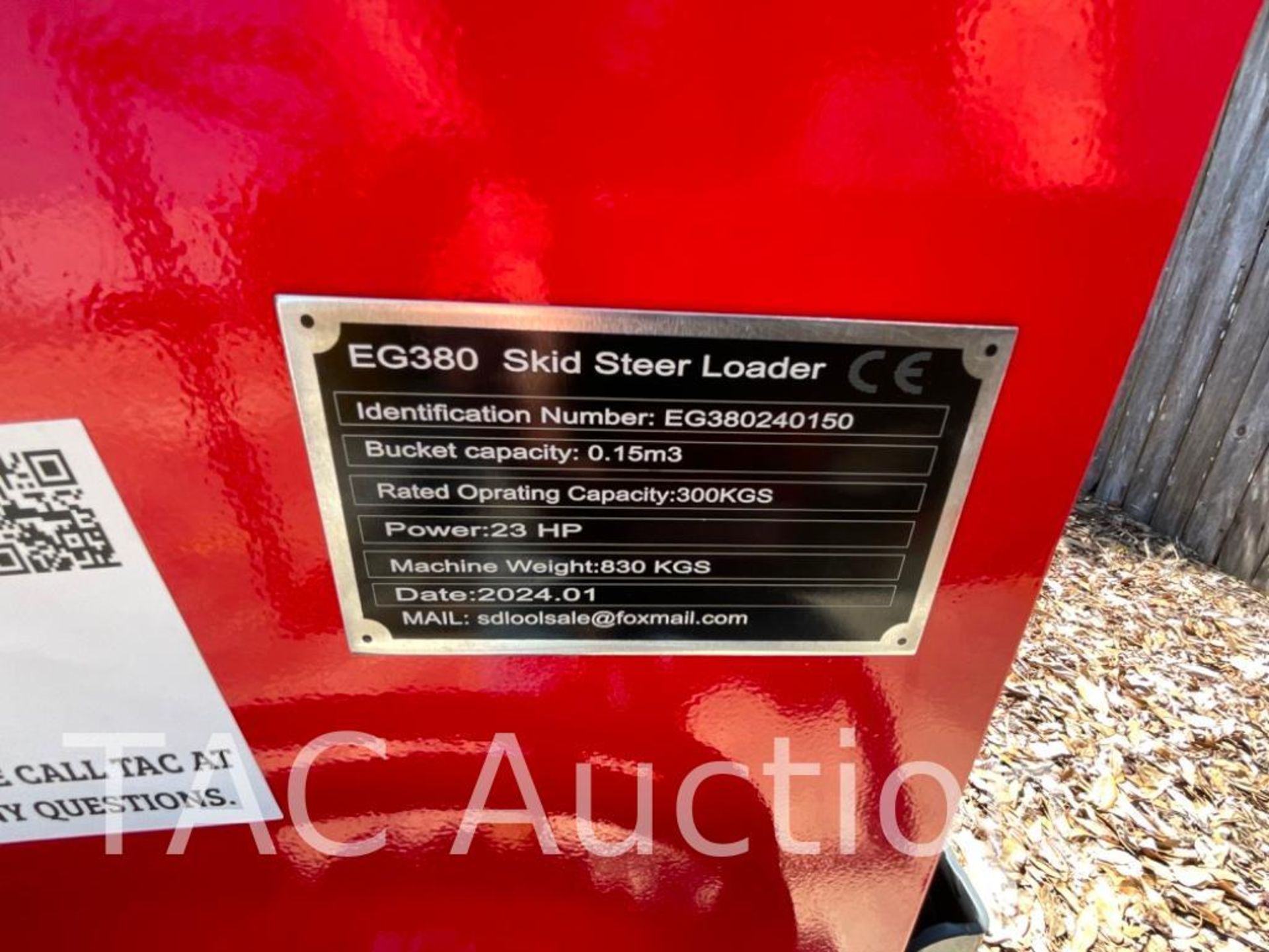New EG380 Mini Skid Steer Loader - Image 14 of 15