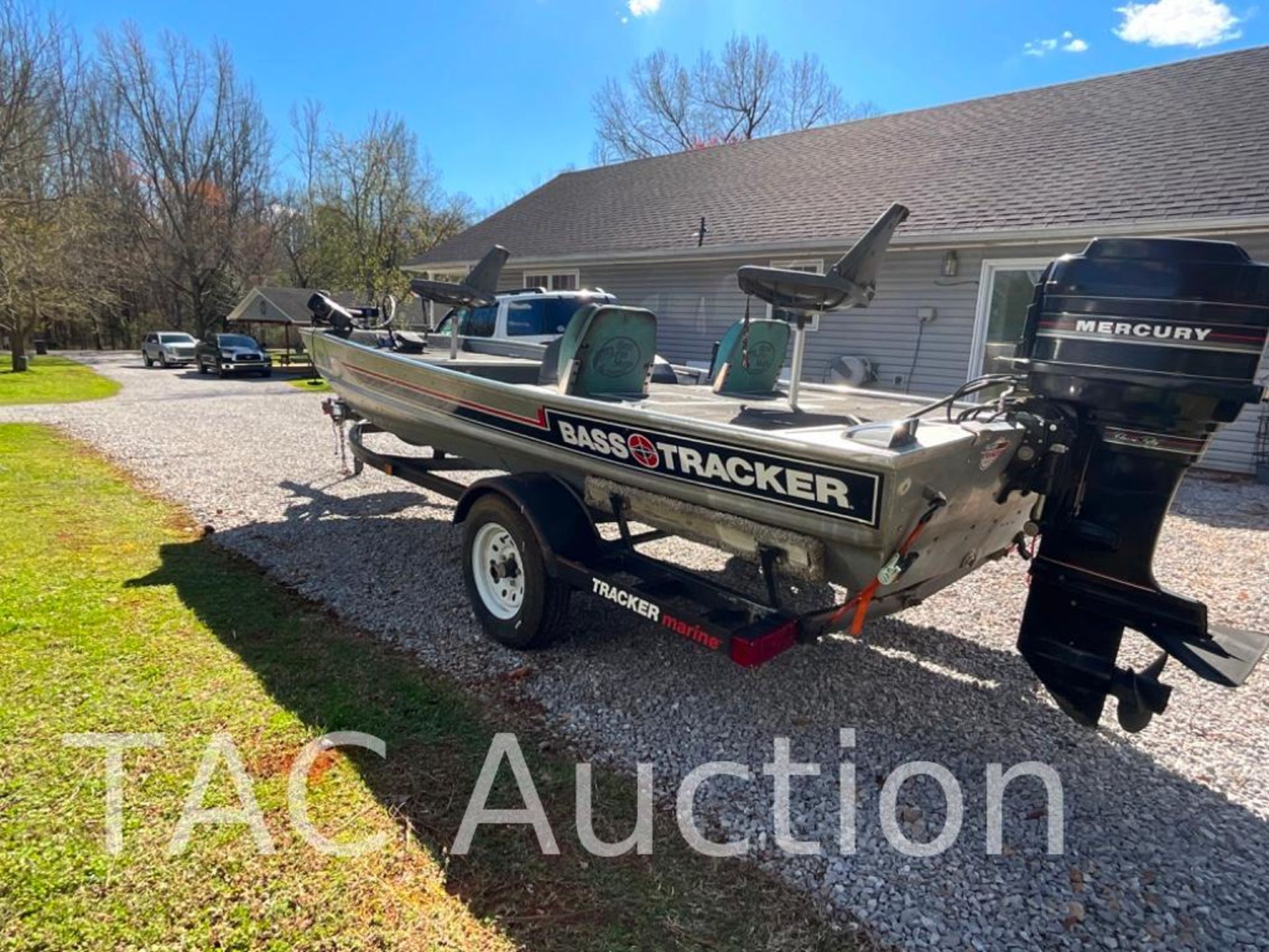 1989 Bass Tracker 17ft Bass Boat W/ Trailer - Image 3 of 52