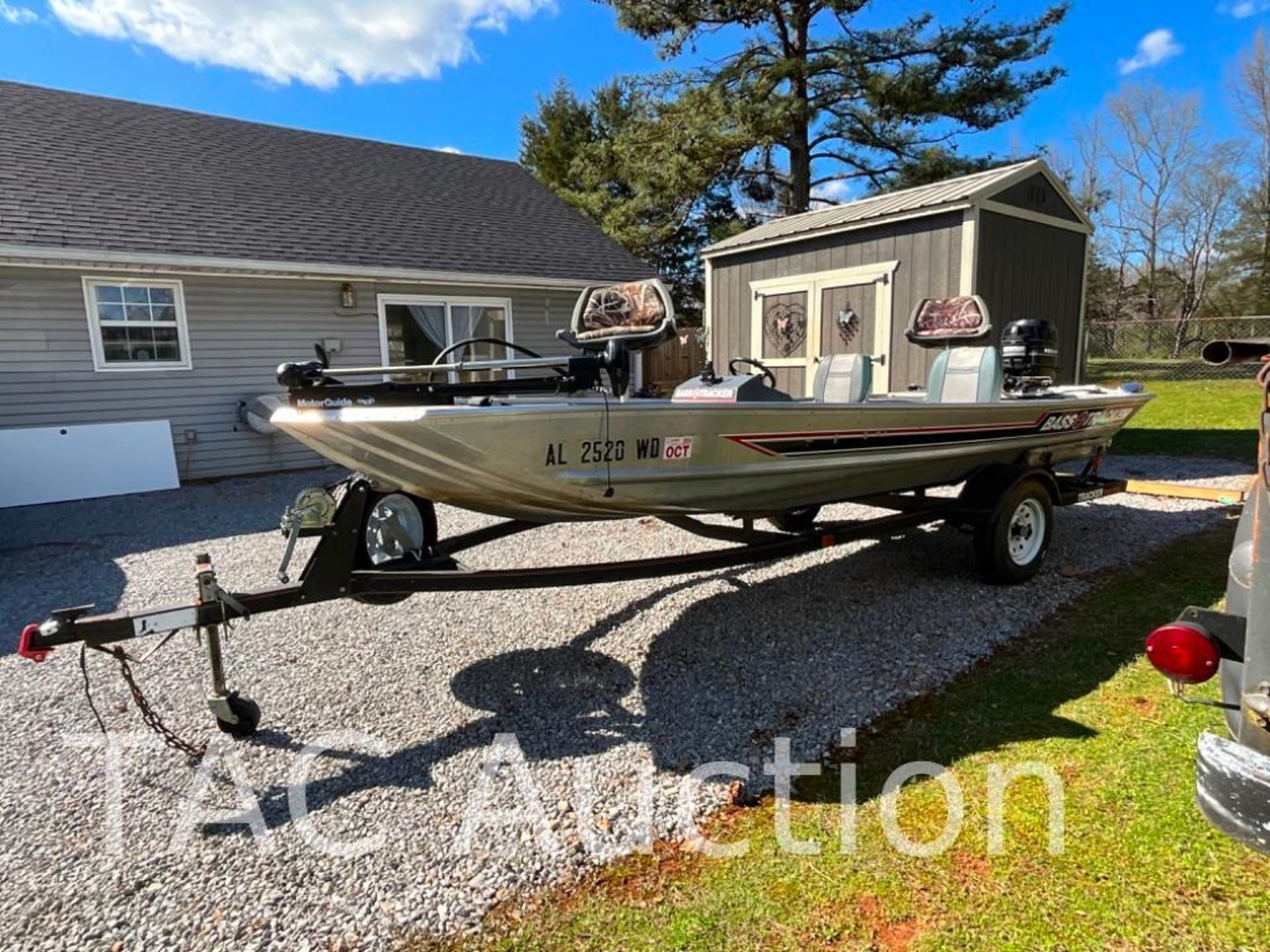 1989 Bass Tracker 17ft Bass Boat W/ Trailer - Image 2 of 52