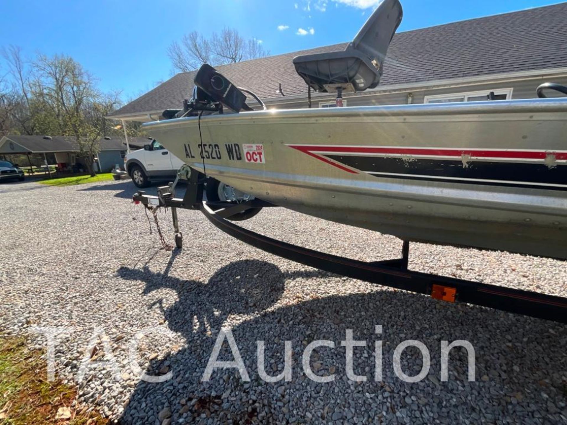 1989 Bass Tracker 17ft Bass Boat W/ Trailer - Image 25 of 52