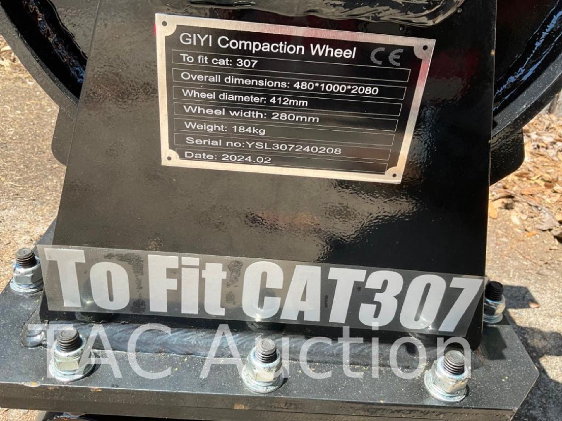 New Giyi Excavator Compaction Wheel For Cat 307 - Image 4 of 6