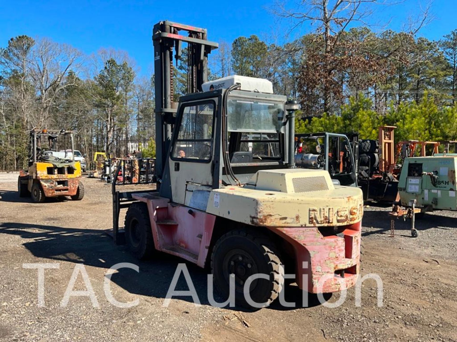 1998 Nissan VF05H70V 15,500lb Diesel Forklift - Image 3 of 30