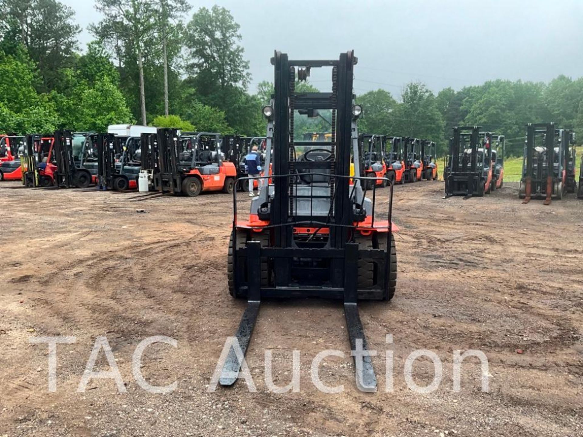 Toyota 7FDU35 8000lb Diesel Forklift - Image 8 of 31