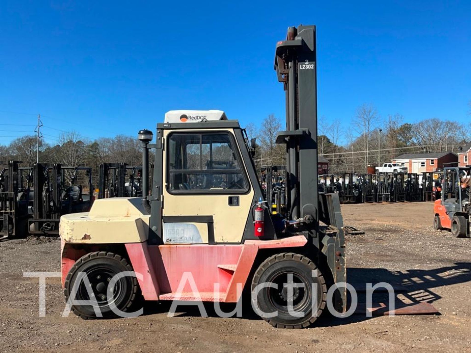 1998 Nissan VF05H70V 15,500lb Diesel Forklift - Image 6 of 30