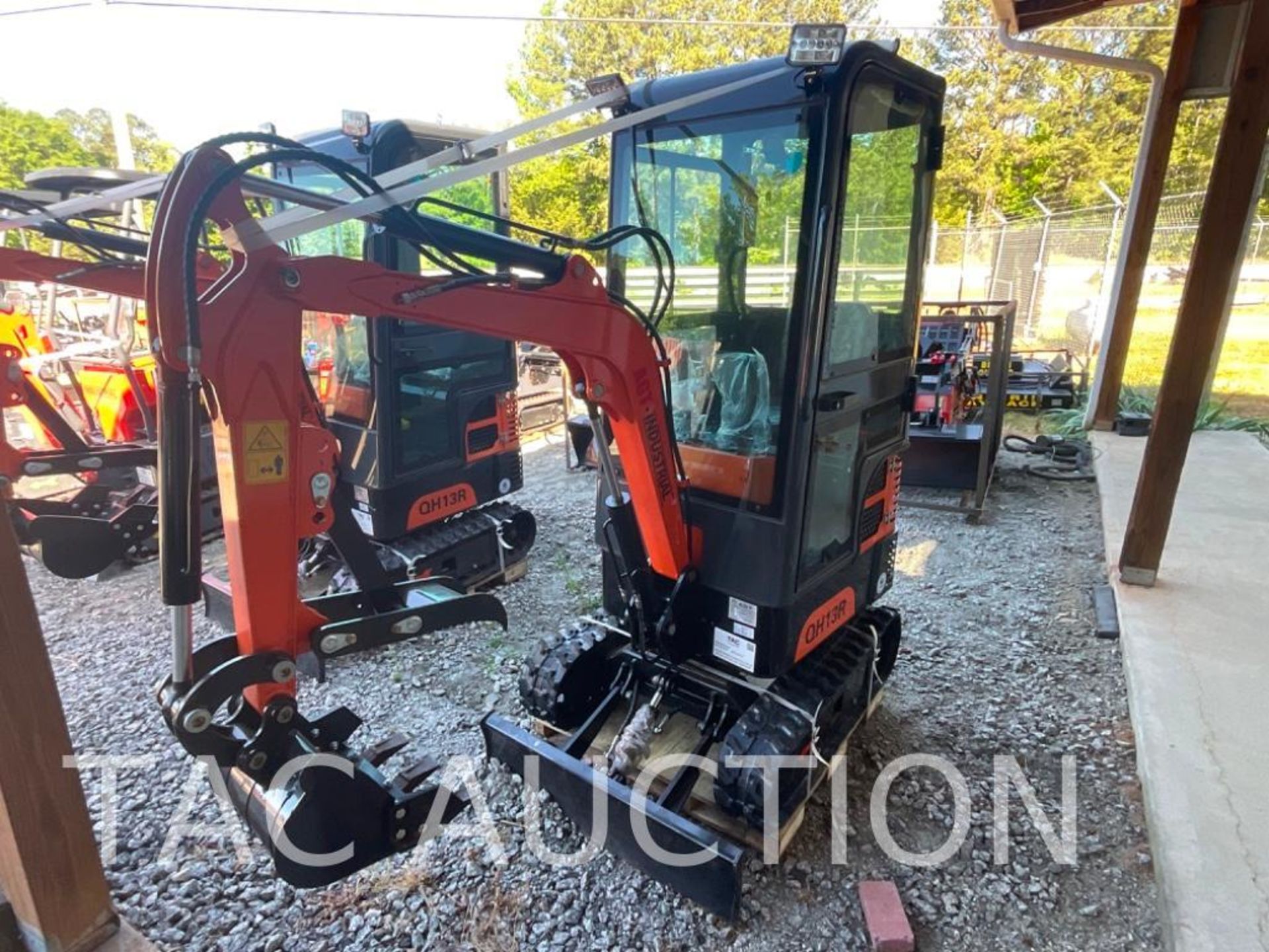 New AGT QH13R Enclosed Cab Mini Excavator