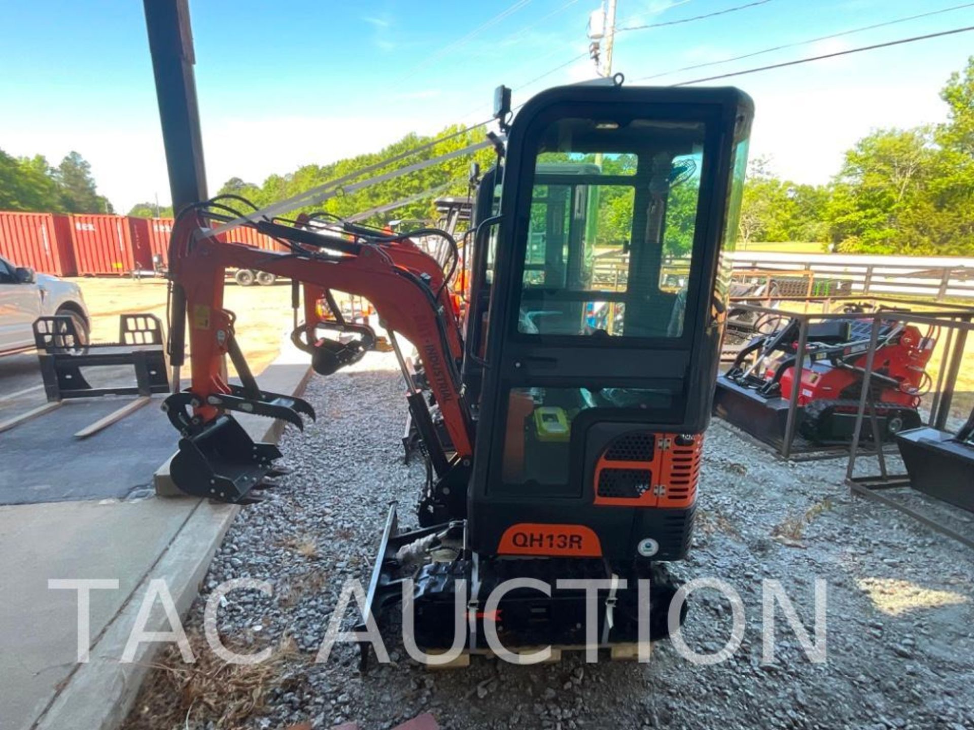 New AGT QH13R Enclosed Cab Mini Excavator - Image 2 of 18