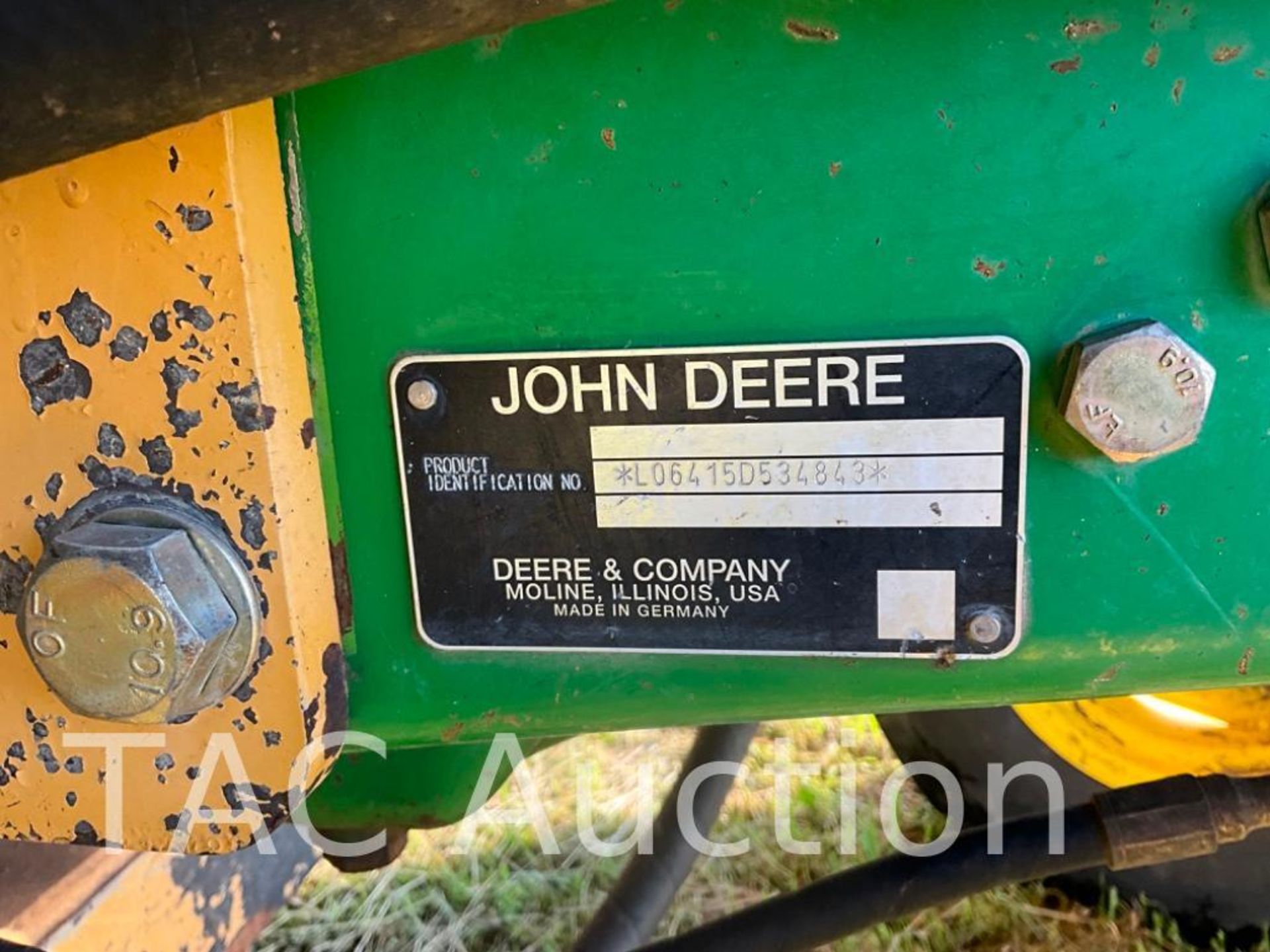 John Deere 6415 Utility Tractor W/ 50in Boom Mower - Image 49 of 50
