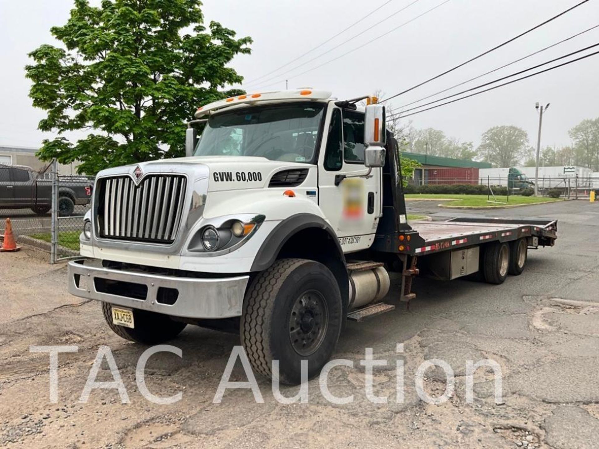 2012 International WorkStar SF625 Flatbed Truck W/ Dovetail