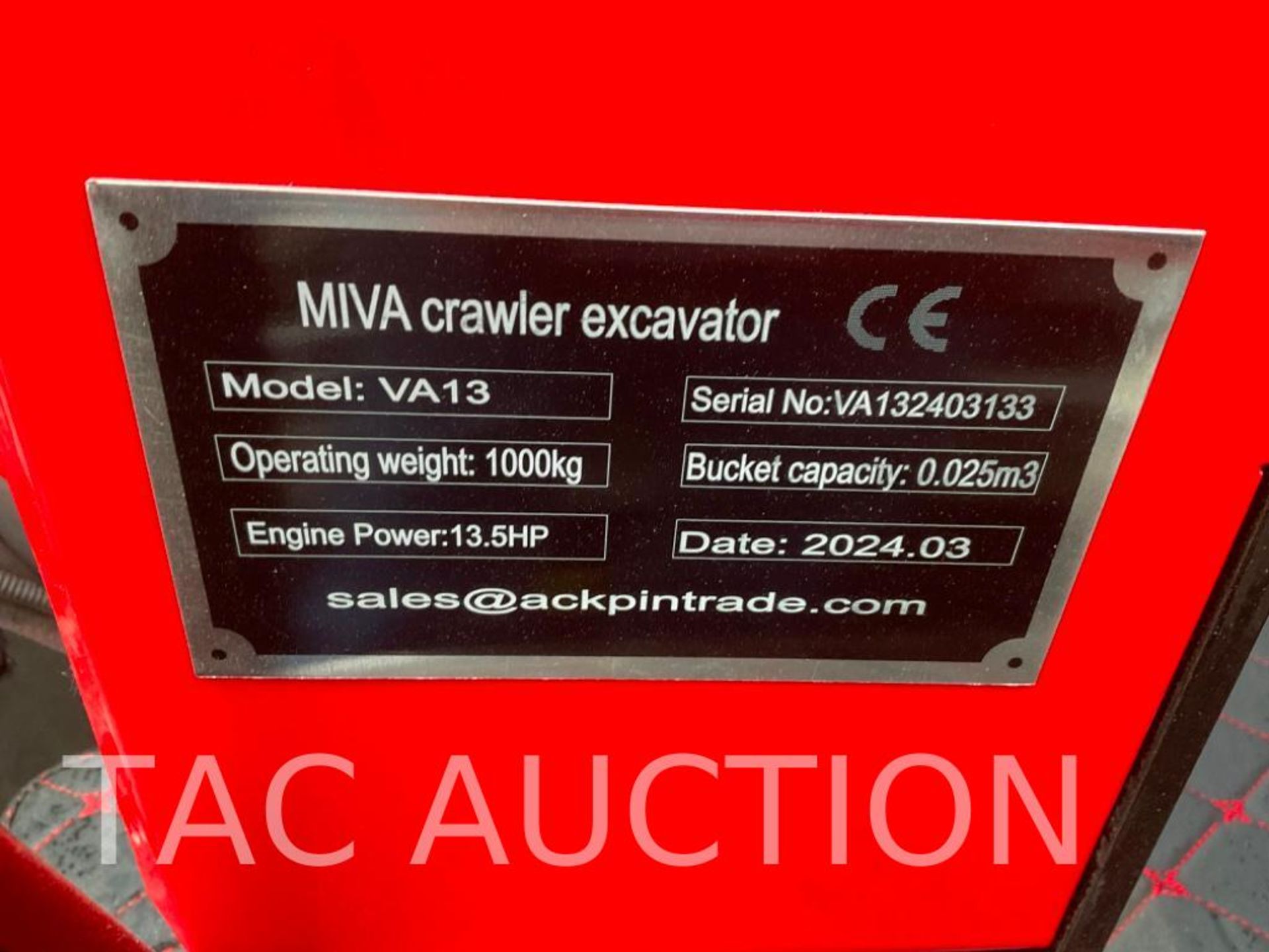 New MIVA VA13 Mini Excavator - Image 17 of 18
