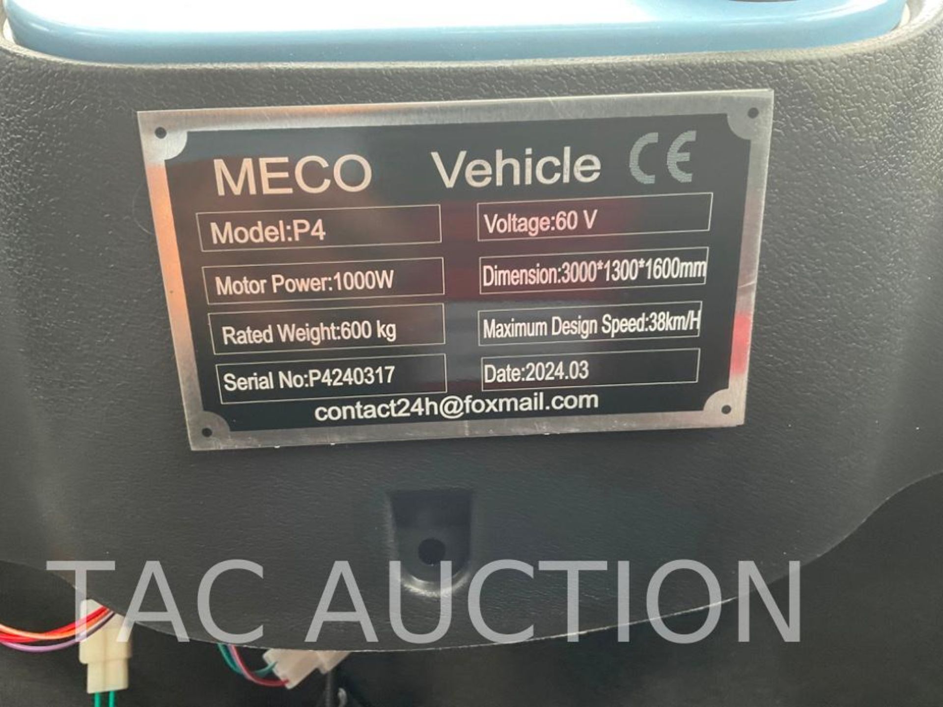 New 2024 Meco P4 Electric Vehicle - Image 19 of 20
