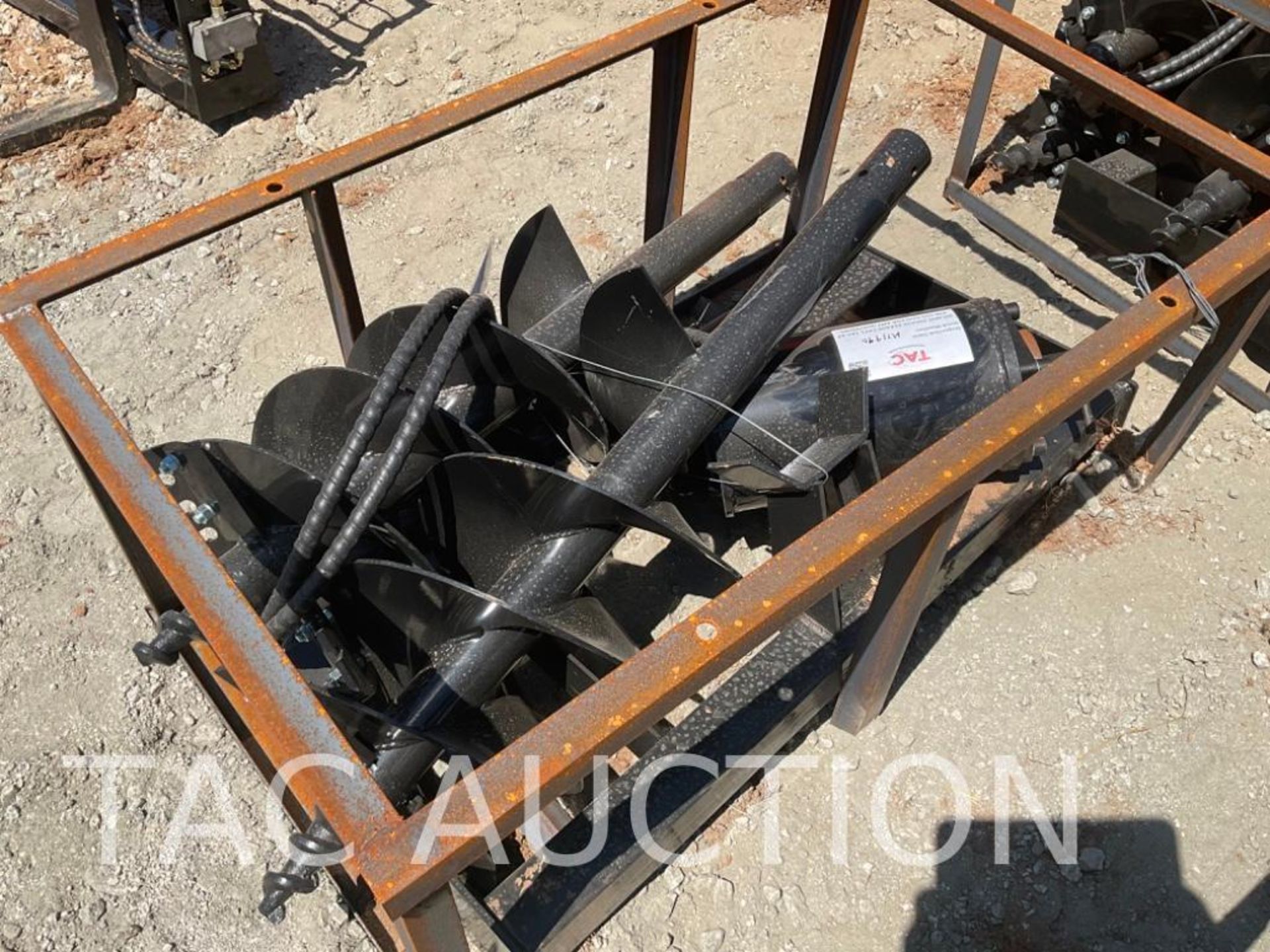New Skid Steer Auger Attachment W/ (3) Auger Bits - Image 2 of 5