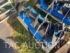 New 2024 Skid Steer Auger Attachment W/ 3 Auger Bits