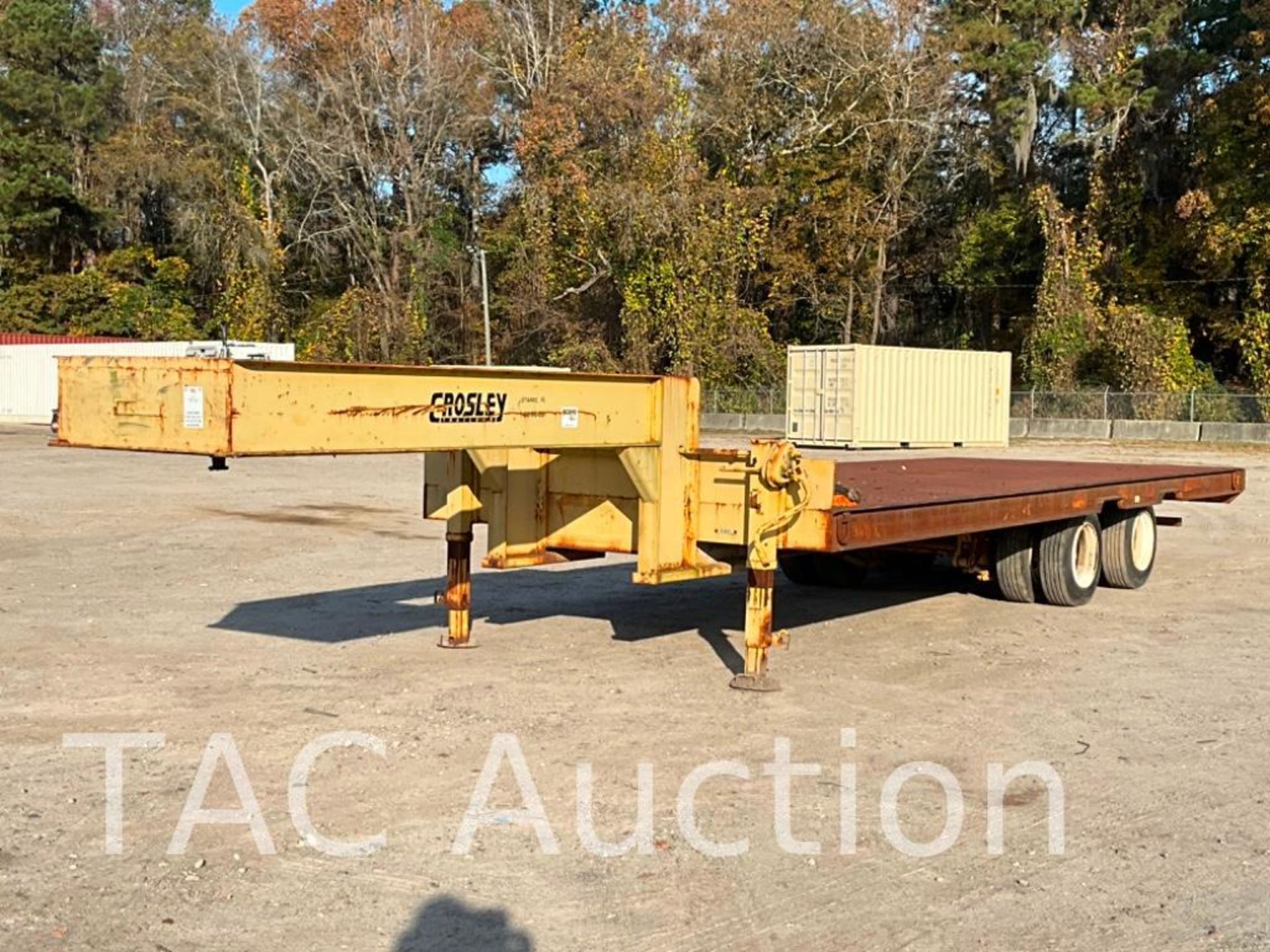 2001 Crosley 24ft Drop Deck Trailer