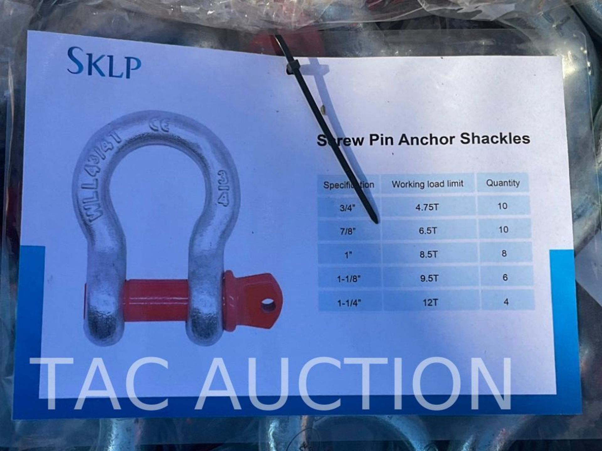 (38) New Screw Pin Anchor Shackles - Image 2 of 3