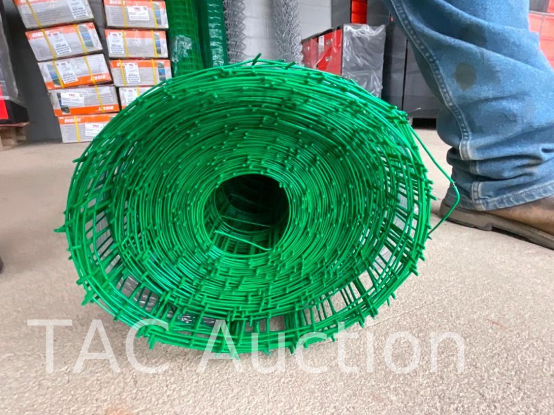 New Green PVC-Coated Euro Mesh Fencing - Image 2 of 3