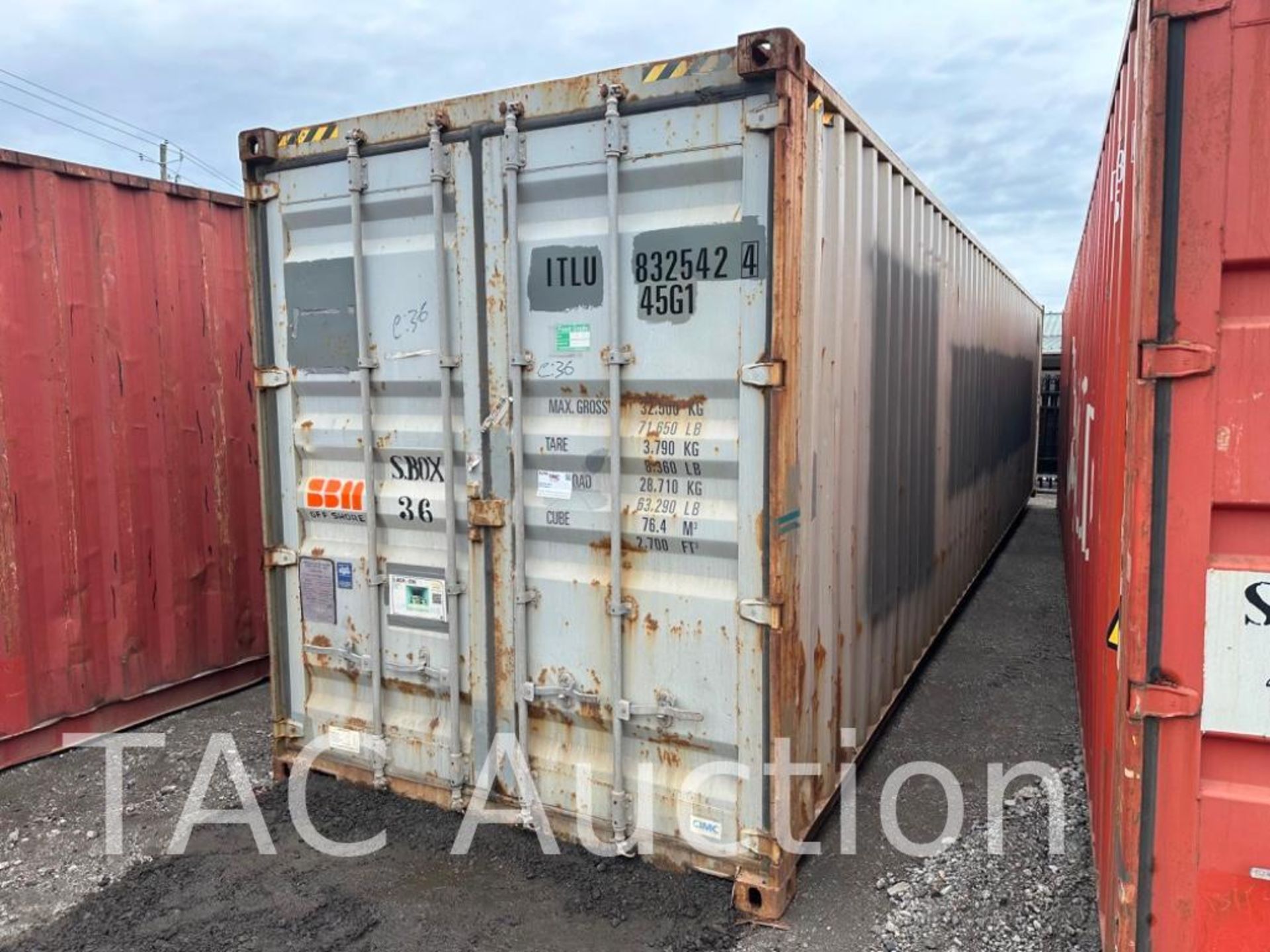 40′ High Cube Used Shipping Container