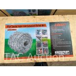 High Tensile Triple-layer Galvanized Barbed Wire Fence Kit With Posts