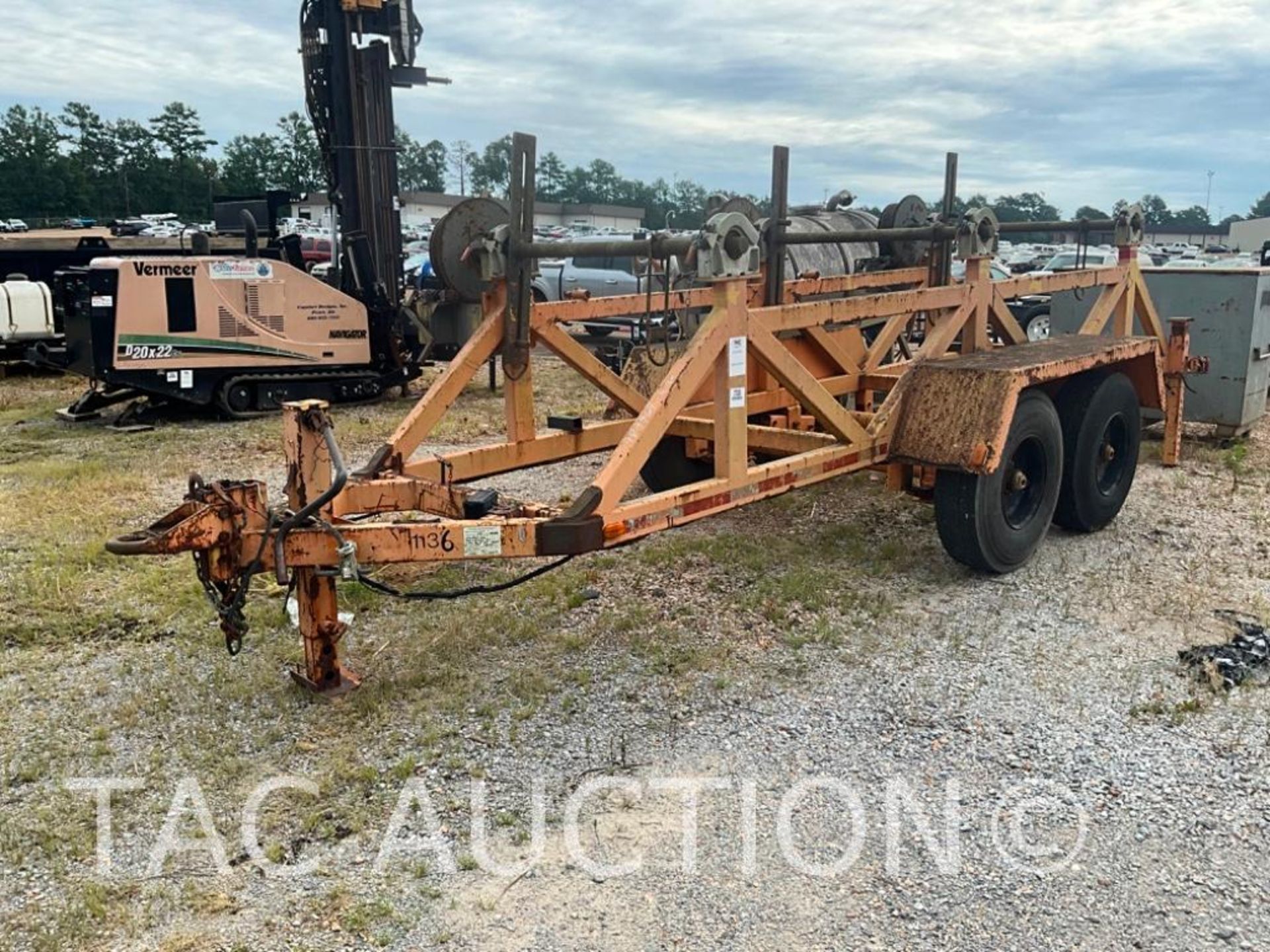 Triple Reel / Spool Trailer W/ Tensioners