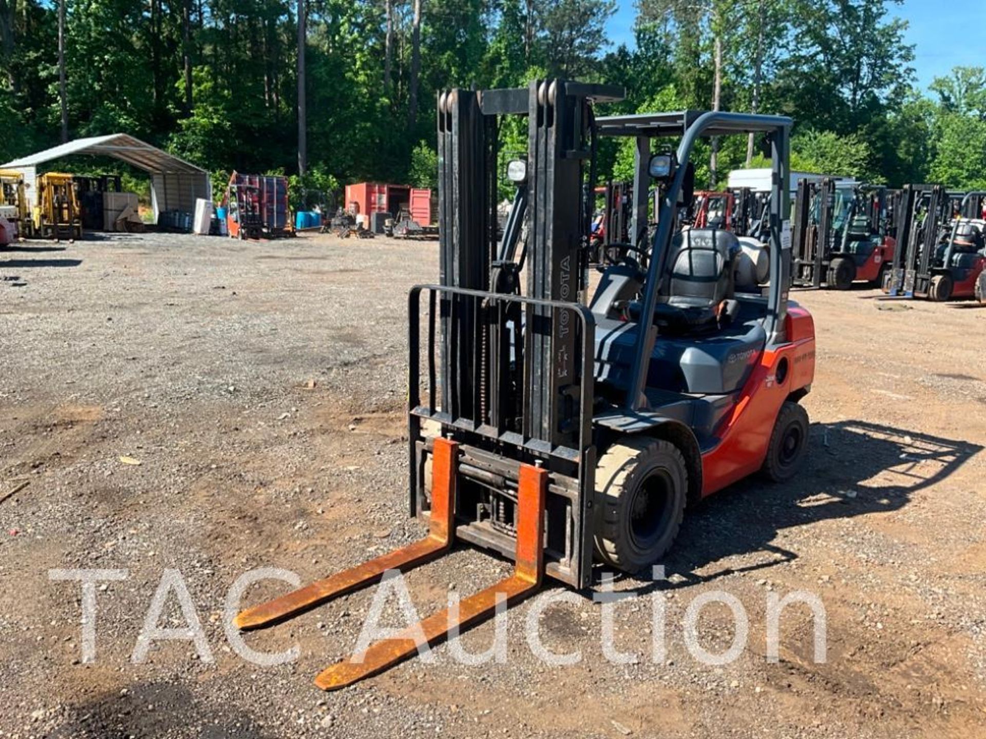 2016 Toyota 8FGU25 Dual Fuel 5,000lb Forklift